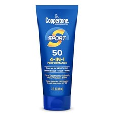 Coppertone SPORT Sunscreen Lotion Broad Spectrum 3 3 Fl Oz Pack of 1 SPF 50