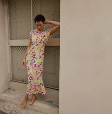 NWT! RHODE Lulani Dress in Painted Bloom Size: 2