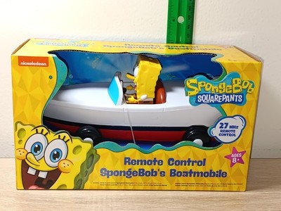 SPONGEBOB SQUAREPANTS BOAT Remote Control Toy Wireless Nickelodeon 