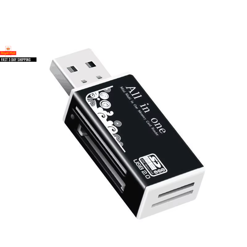 Alloy Card Reader 4 Ports USB2.0 for Micro SD TF M2 MS Pro Duo MMC SDHC DV Phone