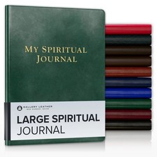 Gallery Leather Large Spiritual Journal - 9.75"x7.5"