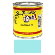 1/2 Pint 1 Shot 151L ROBIN EGG BLUE Paint Lettering Enamel Pinstriping One Shot