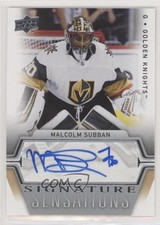 2019-20 Upper Deck Signature Sensations Malcolm Subban #SS-MS Auto 11n8