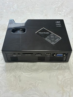 ViewSonic PLED-W800 Portable LED DLP Projector HDMI USB w/ Accessories          