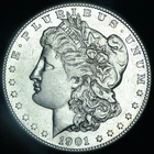 1901 S Morgan Silver Dollar $1 Better Date ~ 26492