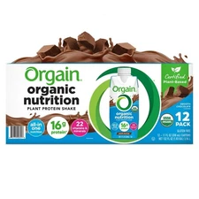 Orgain Organic Nutrition Vegan All-in-One Protein Plant Based RTD Shake, Smooth