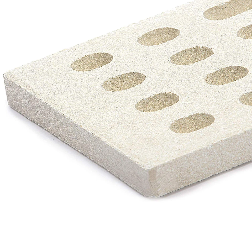 bbq777 pacote com 8 briquetes de cerâmica, aço inoxidável, sem sabor, grelha de cerâmica... - Imagem 4 de 4