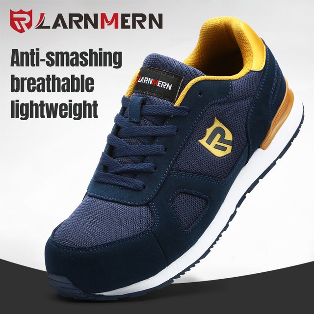 larnmern mens safety trainers