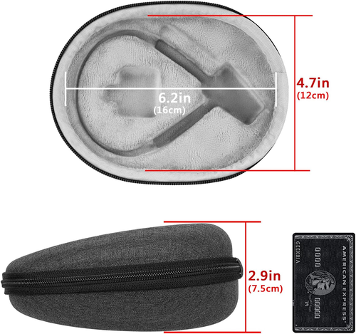 Geekria Shield Headphones Case Compatible with Aftershokz Shokz Openrun Mini,... - Picture 4 of 8