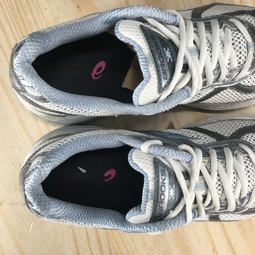 Brooks Shoes Womens 10.5 Adrenaline GTS 10 Running Sneakers Silver Multicolor - Picture 15 of 18