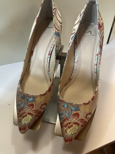 Marc Fisher Ltd Multi Color Zala Pointed Toe Block Heel Pumps Size 5.5M - Picture 13 of 23