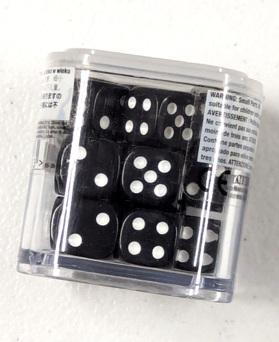 Warhammer 40k: Age of Sigmar - Black 12mm DICE Cube - Sealed New in Box - Picture 2 of 2