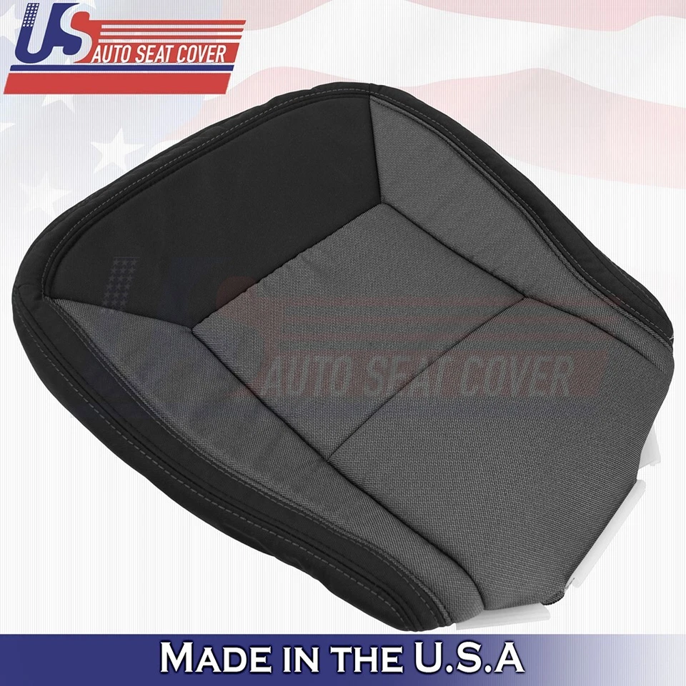 2018 to 2024 For Dodge Ram ProMaster 2500 Driver Lower CLOTH Seat Cover Gray - Image 3 of 4