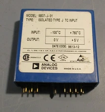 Analog Devices 5B37-j-01 Isolated Type J PLC Module Automation