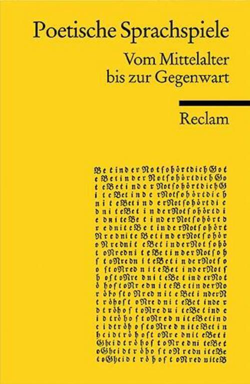 Thumbnail - Poetische Sprachspiele Klaus Peter Dencker