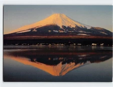 Postcard Mt. Fuji viewed from Lake Yamanaka Yamanakako Japan