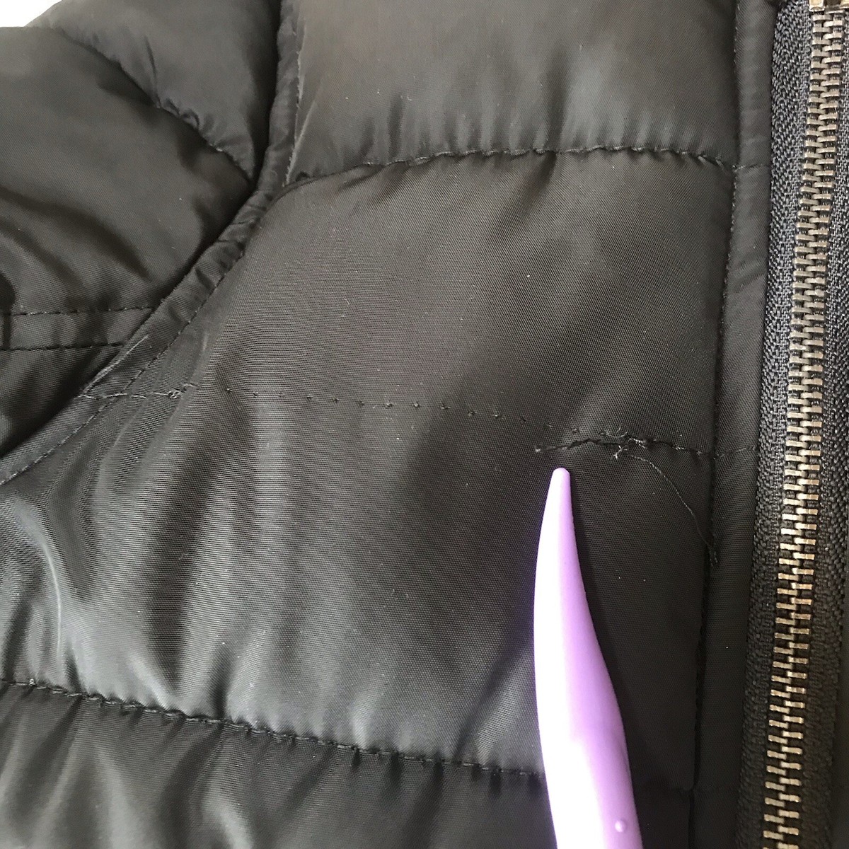 Rocawear Jacket Womens Medium Fur Hood Black Quilted Puffer Rocawear Jacket Womens Medium Fur Hood Black Quilted Puffer