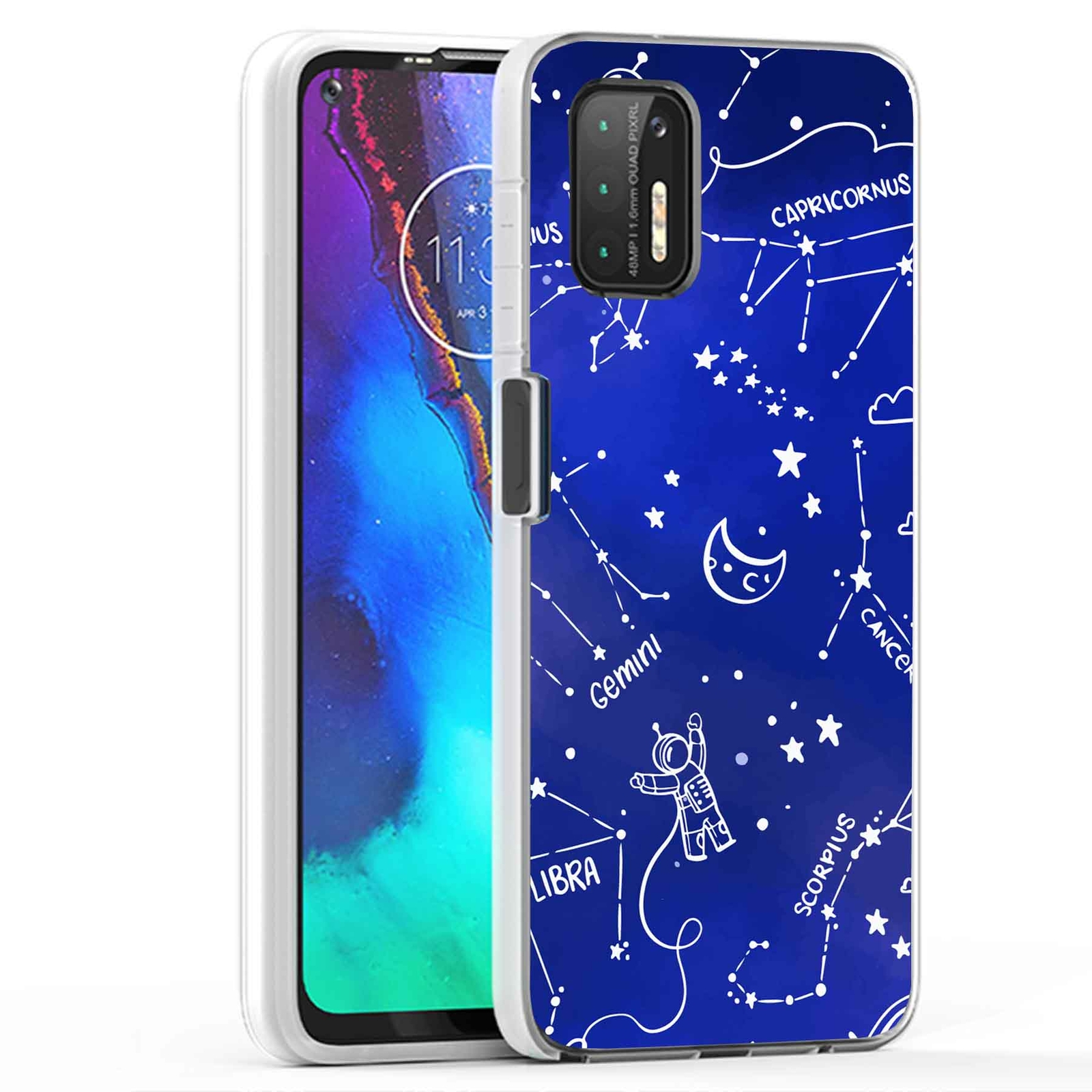 Phone Case Cover for Motorola Moto G Stylus 2021,Astrology Signs 6 Print, USA
