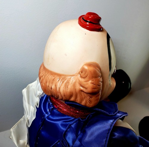 Muñeca payaso sentado de porcelana de 18"" VICTORIA IMPEX cuerda musical - Imagen 8 de 11
