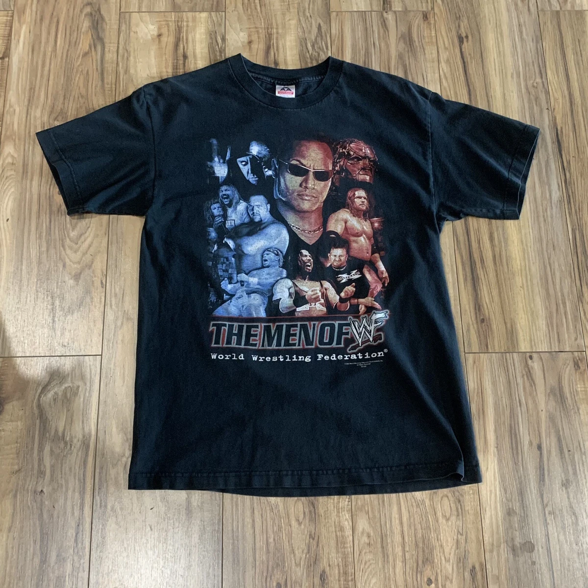 Vintage 2000 WWF Attitude Era Men Superstars T Shirt Men s Large