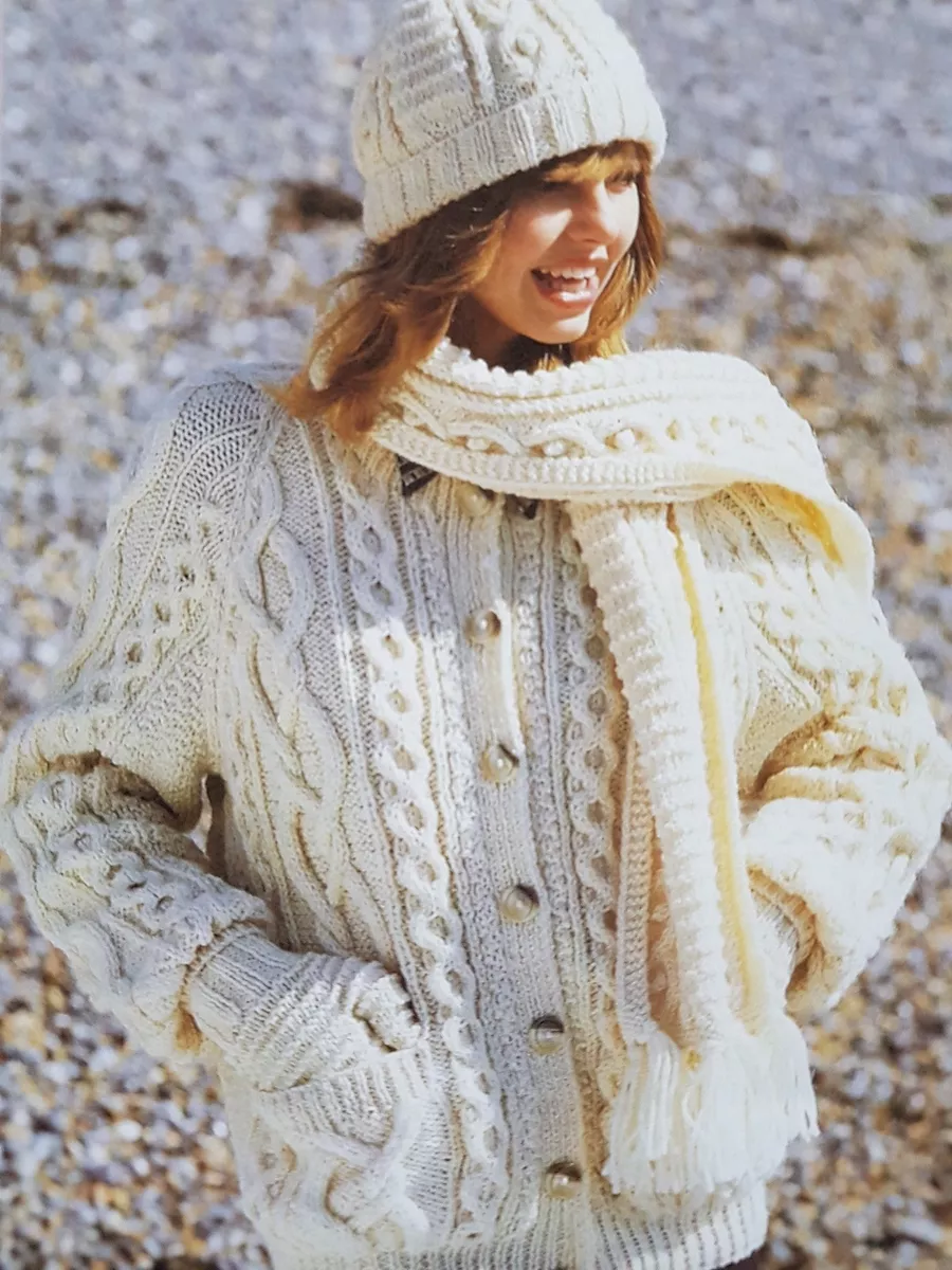 Aran mittens shop knitting pattern