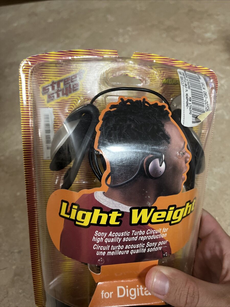 NEW Sony Walkman Street Style Headphones Behind Neck NEW Sony Walkman Street Style Headphones Behind Neck