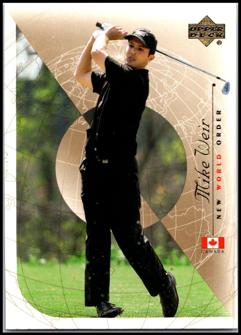 2003 UD Upper Deck Golf #84 Mike Weir - New World Order FREE SHIPPING!
