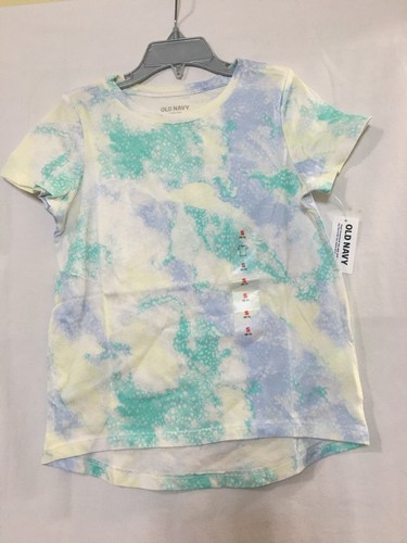 Neu Old Navy Mädchen Kurzarm U-Ausschnitt T-Shirt Tee Batik Sie wählen - Bild 4 von 6
