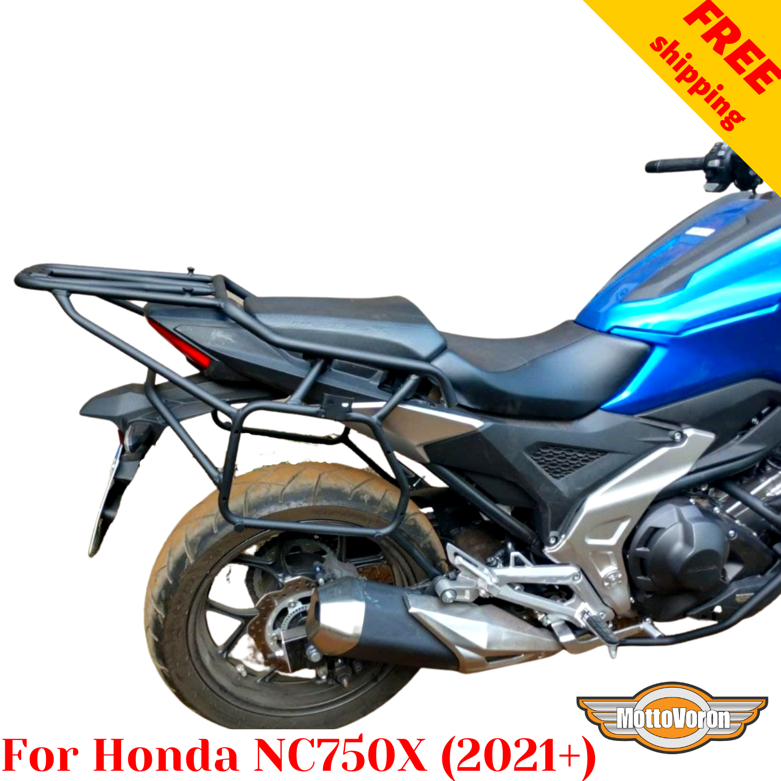 For Honda NC750X Luggage rack system NC750X Pannier rack for Monokey