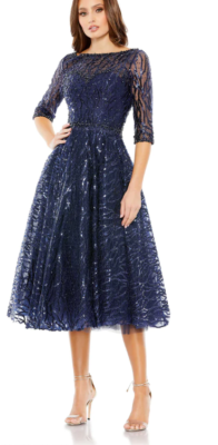 MAC DUGGAL 2025 HIGH NECK ABOVE ELBOW SLEEVE EMBELLISHED ALINE NAVY MIDI DRESS 2 | eBay MAC DUGGAL 2025 HIGH NECK ABOVE ELBOW SLEEVE EMBELLISHED ALINE NAVY MIDI DRESS 2 | eBay