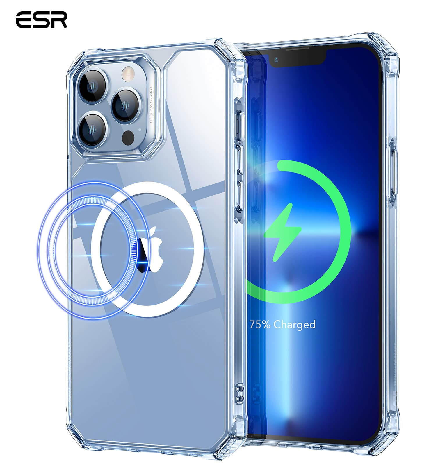 ESR iPhone 13 Pro Air Armor with HaloLock Strong Case MagSafe Compatible Clear