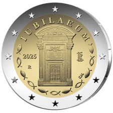2025 Italy € 2 Euro UNC Coin - Catholic Jubilee Holy Year 2025 Pilgrims of Hope