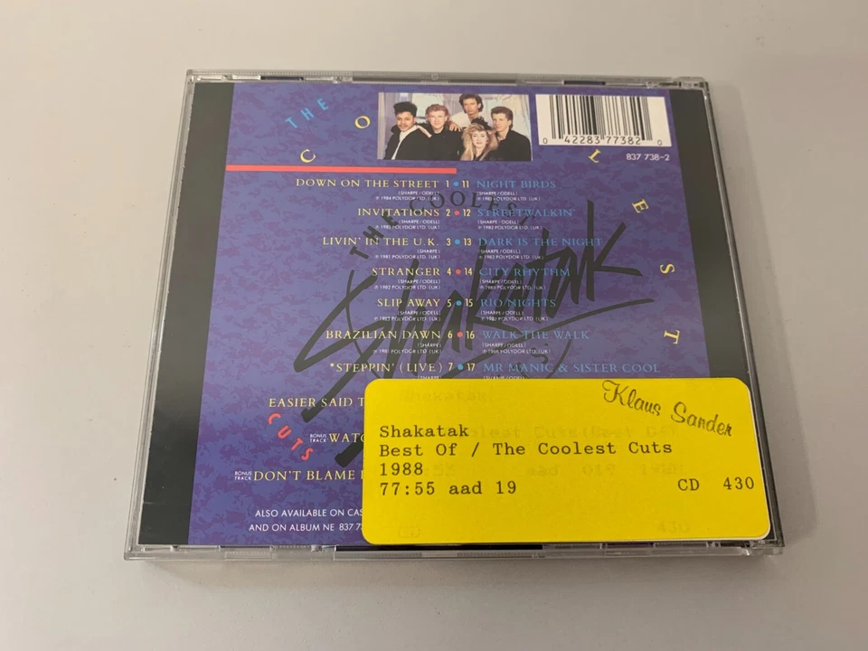 Shakatak – The Coolest Cuts - CD © 1988 - 4 Bonus Tracks/Megamix.. - Bild 3 von 3