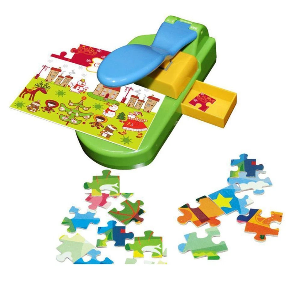 Red/Green Puzzle Maker Jigsaw Puzzle Making Machine Tool✨. Scrapbooking M8J W3D3 - Image 3 of 4