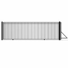 ALEKO Garden Yard Madrid Style Steel Single Sliding 20 feet Driveway Gate