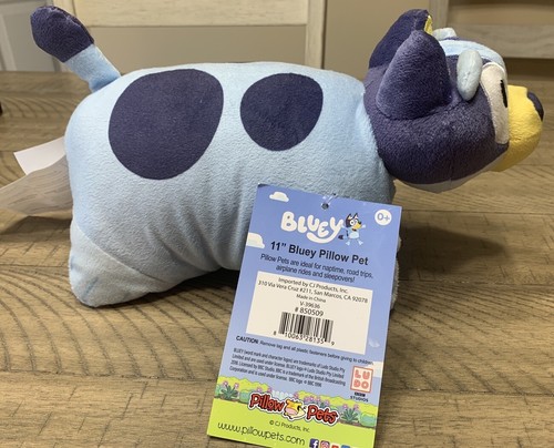 Neu mit Etikett seltenes BLUEY Mini Kissen Haustier 11 Zoll - Bild 8 von 9