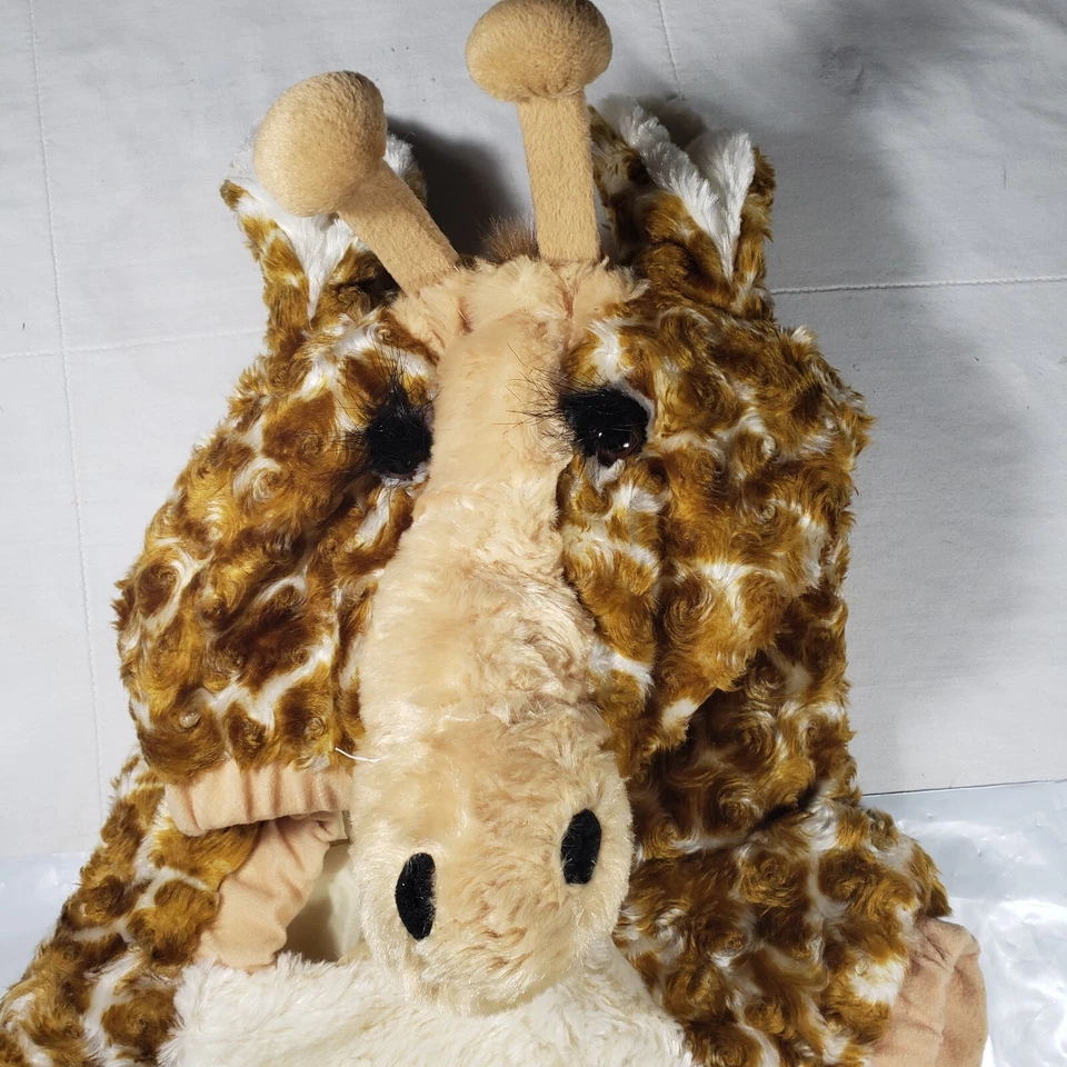 Halloween Costume Giraffe Vest Toddler Sz 24 M Hooded Tail Face - Image 2 of 4