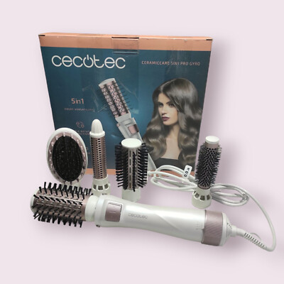 Bamba CeramicCare 5in1 Pro Heizluftbürste mit Rotierenden Aufsatz Airbrush  