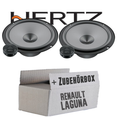 Hertz Lautsprecher für Renault Laguna 1 Front Auto Einbauset Boxen System vorne 