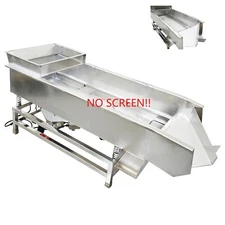 110V Electric Sifter Double Layer Vibrating Screen Body NO Screen! Double Motor