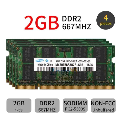 16GB 8GB 4GB 2GB PC2-6400S PC2-5300S PC2-4200S Laptop RAM Memory Samsung LOT - Picture 24 of 27