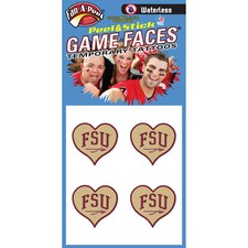 Fan-A-Peel Florida State Waterless Peel and Stick Temporary Tattoos