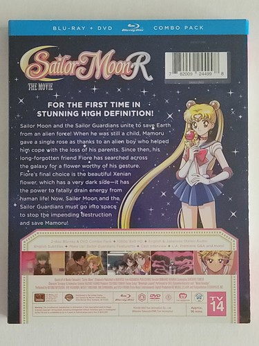 Sailor Moon R Movie (Blu-ray) TESTED WORKING FREE SHIPPING SLIPCOVER - Picture 2 of 13