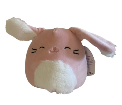 Easter Bunny BOP Pink Fluffy 5'' Plush Stuffed Animal Squishmallow Easter Basket