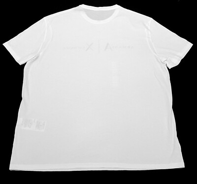 関税込 A/X ARMANI EXCHANGE Tシャツ シティプリント Armani Exchange T-shirt Color White & Black Size L (ORIGINAL