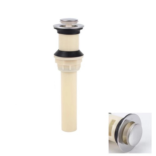PILETTA SCARICO CLICK CLACK TAPPO UNIVERSALE LAVABO LAVELLO BIDET 1/4" DGO-164 - Foto 1 di 2