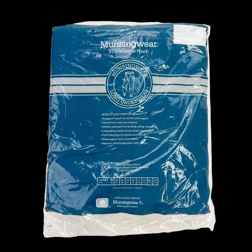 Ropa interior térmica Long Johns años 80 90 de colección como nueva con etiquetas HECHA EN EE. UU. Foto 2 de 2