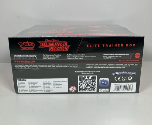 Ready to Ship Pokemon TCG SV10 Destined Rivals Elite Trainer Box Sealed ETB - Picture 5 of 5
