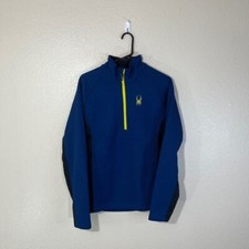 Spyder Core Sweater Mens Small 1/2 Zip Knit B...