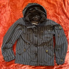 Empyre 10.000 Mm Waterproof Women's Black Ski Jacket W/hood Sz Medium #116442
